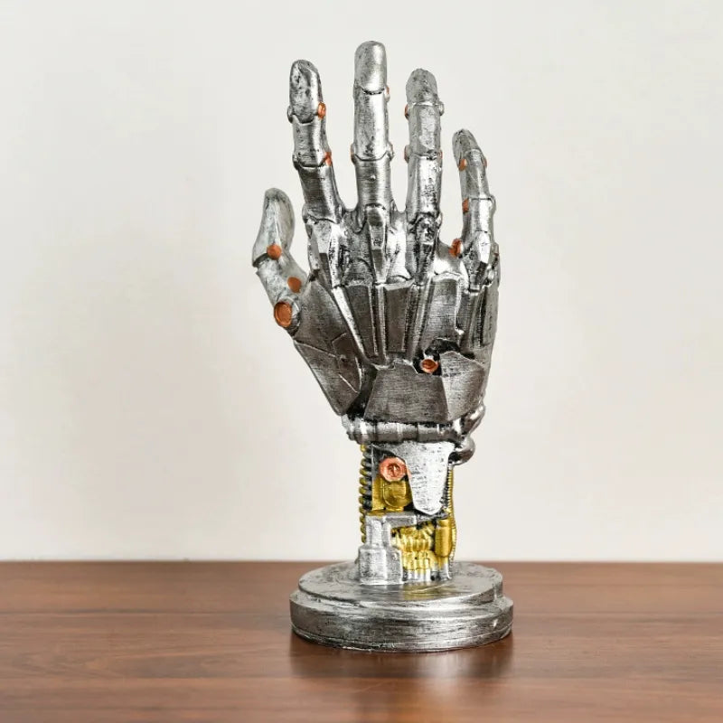 Futuristic Cyborg Hand Stand