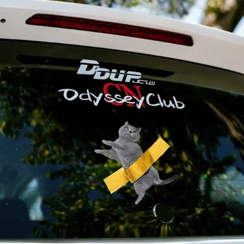 3D Tape Cat Stickers