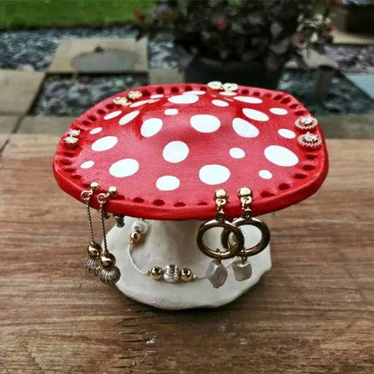 Mushroom Jewelry Holder