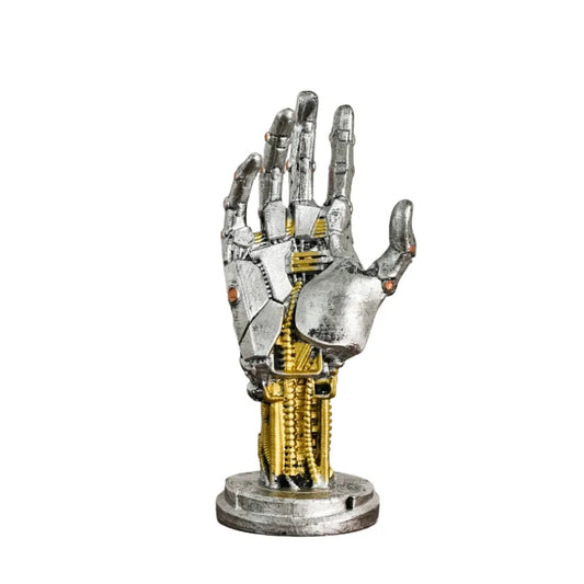Futuristic Cyborg Hand Stand