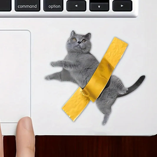 3D Tape Cat Stickers